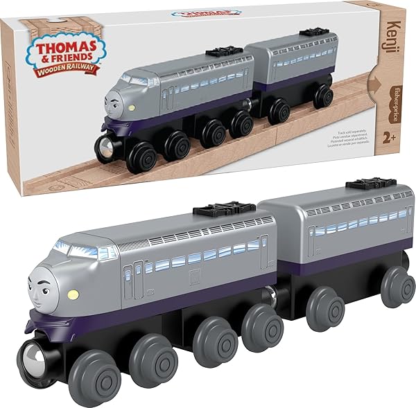 Thomas-Friends-Wooden-Railway-Kenji-Engine-and-Coal-Car-Push-Along-Train-Made-from-Sustainably-Sourced-Wood-for-Kids-B09P4D11HG