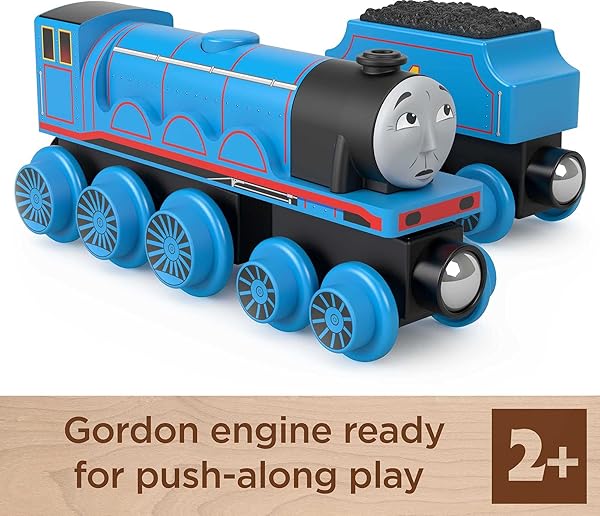 Thomas-Friends-Wooden-Railway-Toy-Train-Gordon-Push-Along-Wood-Engine-Coal-Car-for-Toddlers-Preschool-Kids-Ages-2-B09C11DYBW-2