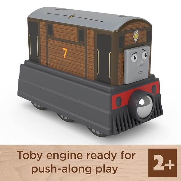 Thomas-Friends-Wooden-Railway-Toy-Train-Toby-Push-Along-Wood-Engine-for-Toddlers-Preschool-Kids-Ages-2-Years-B09P4C6NDK-2
