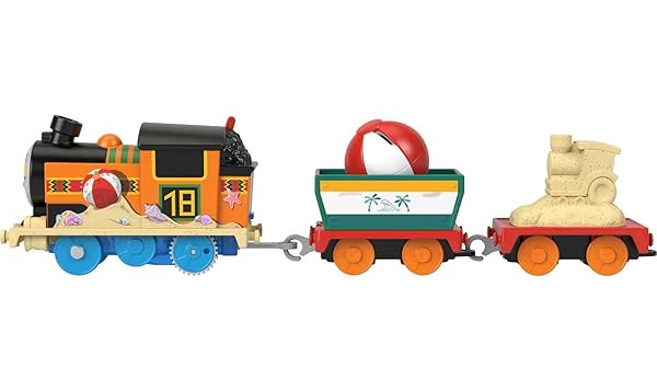 Thomas-and-Friends-Beachy-Nia-Toy-Train-Battery-Powered-Motorized-Train-Engine-with-Beach-Ball-Cargo-for-Preschool-Pret-B0B627BRYW-3
