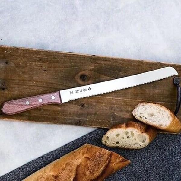 Tojiro Stainless Steel Bread Slicer, 23.5 cm Blade Length - Image 5