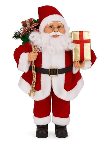 Traditional-Standing-Santa-Claus-Christmas-Decoration-Red-and-White-40cm-Height-with-Present-and-Rope-Detail-B0G14PJJ6S