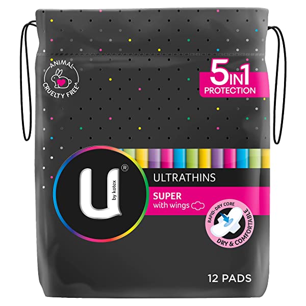 U-by-Kotex-Ultrathin-Pads-Super-with-Wings-12-Pack-B07BW8Y6GF-2