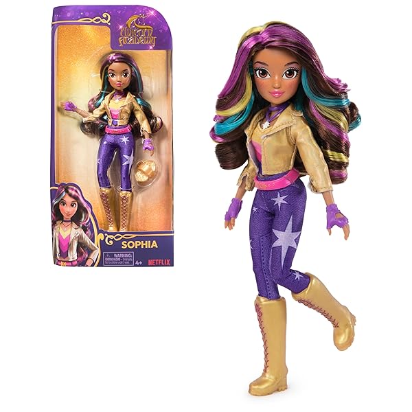 Unicorn-Academy-Sophia-Doll-with-Rainbow-Streaked-Hair-6-Fashion-Accessories-and-Hair-Styling-Tool-241cm-Dolls-and-B0090LK1RM