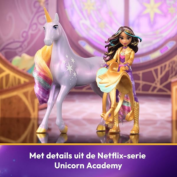 Unicorn-Academy-Sophia-and-Wildstar-Set-with-2-Riding-Accessories-and-Hair-Styling-Tool-Dolls-and-Unicorn-Toys-for-Gir-B0CSF24BJT-2