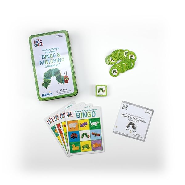 University-Games-Eric-Carles-Very-Hungry-Caterpillar-Bingo-and-Matching-Tin-Card-Game-B012WFLO00-2