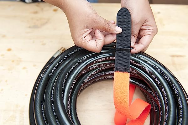 VELCRO-Brand-Hi-Vis-Straps-Fully-Adjustable-and-Reusable-25mm-x-644mm-Fluro-Orange-Pack-of-2-B07821GDQL-5