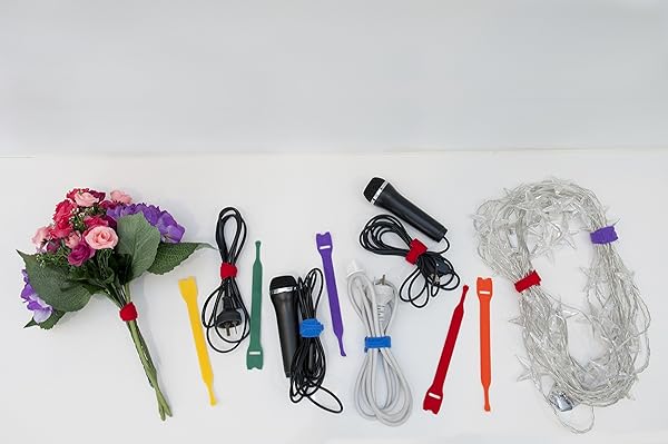VELCRO-Brand-ONE-WRAP-Ties-Cable-Management-Wires-Cords-Self-Gripping-Cable-Ties-Reusable-25mm-x-200mm-Ties-B076122DM1-4