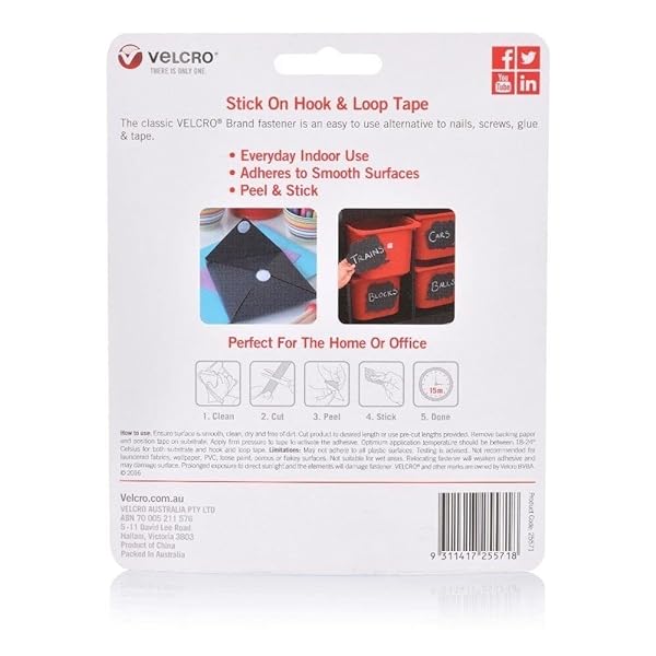 VELCRO-Brand-Sticky-Back-Hook-and-Loop-Fasteners-General-Purpose-Peel-Stick-Perfect-for-Home-or-Office-25mm-x-B07821GDQK-3