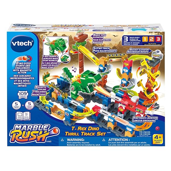 VTech-Marble-Rush-T-Rex-Dino-Thrill-Track-Set-B0CSDCS8JJ-4