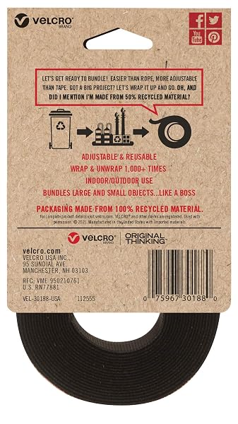 Velcro-Brand-ECO-Collection-Cut-to-Length-Straps-Double-Sided-Roll-10ft-x-1in-Sustainable-50-Recycled-Material-Black-B091B1YT1Z-3