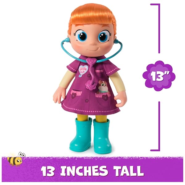 Vida-The-Vet-Vida-Toddler-Doll-13-Inch-Tall-Toy-Doll-with-Rooted-Red-Hair-Doctor-Kit-Accessories-Kids-Toys-for-Girl-B0CT8ZS5Z9-7