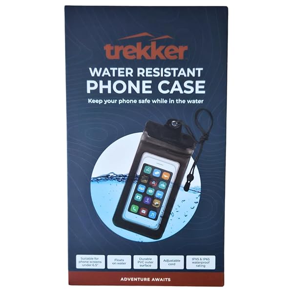Waterproof-Phone-Case-IPX5-and-IP65-Rating-Floating-Design-up-to-65-inch-Screen-Compatible-Black-for-Underwater-Tra-B0DXT3L36T