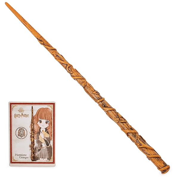 Wizarding-World-Authentic-12-Inch-Spellbinding-Hermione-Granger-Wand-with-Collectible-Spell-Card-Kids-Toys-for-Ages-6-B08T1NRCFW