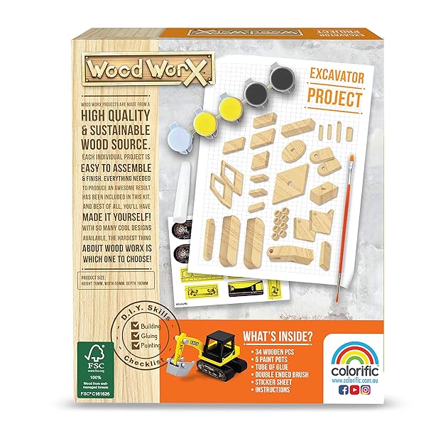 Wood-WorX-Wooden-Excavator-Kit-Multicolor-B0B51STDST-2