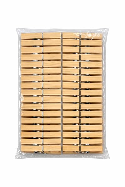 Wooden-Clothes-Pegs-100-Pack-Wood-with-Metal-Spring-for-Clotheslines-and-Airers-Arts-and-Crafts-B0GRW4RXGR-2