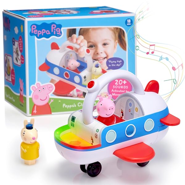 Wow-Stuff-Peppa-Pig-Toys-Clever-Plane-Pre-School-Learning-Interactive-Toy-25-Lights-Sounds-and-Phrases-Reacts-t-B0B3NHHXGY