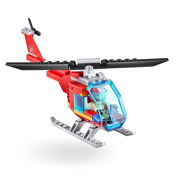 ZURU-MAX-Build-City-Fire-Playset-265-Bricks-B0CQJVRFHF-4