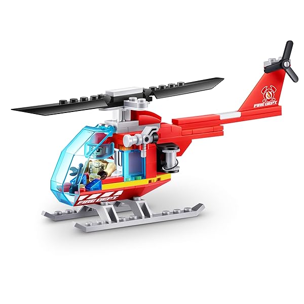 ZURU-MAX-Build-City-Fire-Playset-265-Bricks-B0CQJVRFHF-7